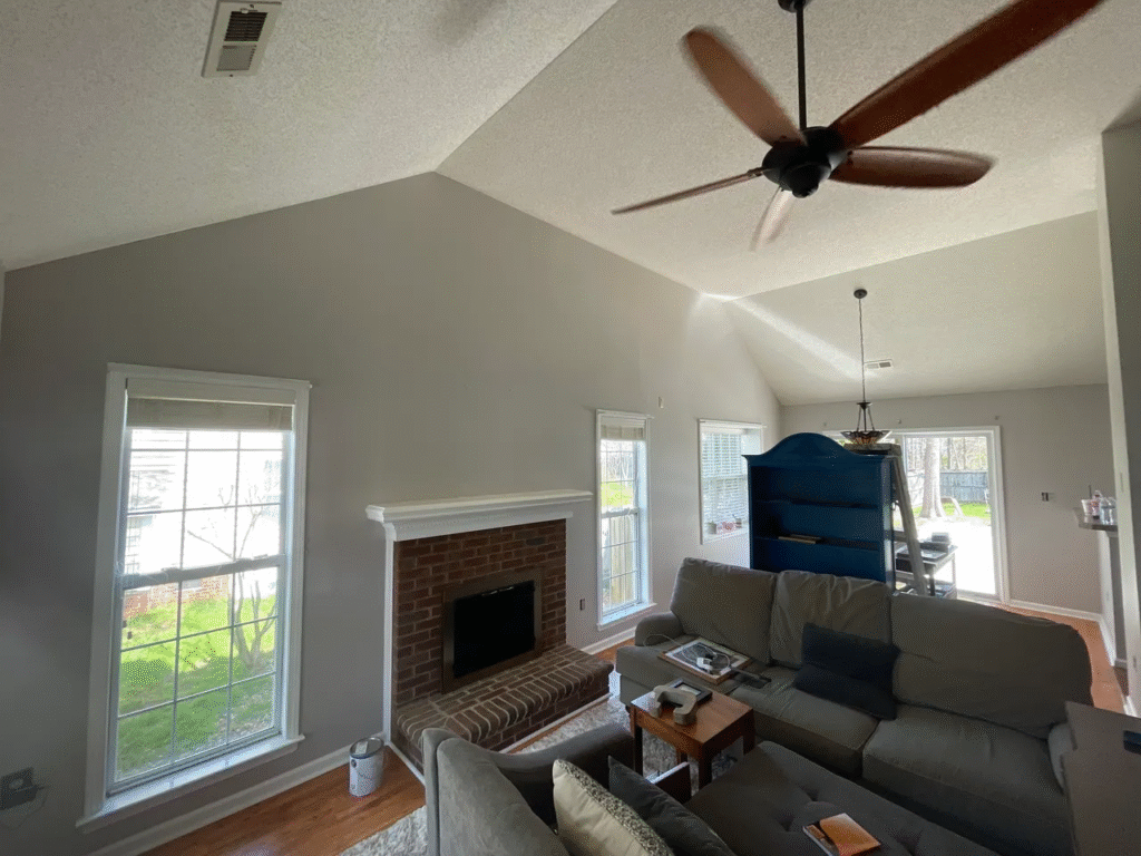 residential living room painting services